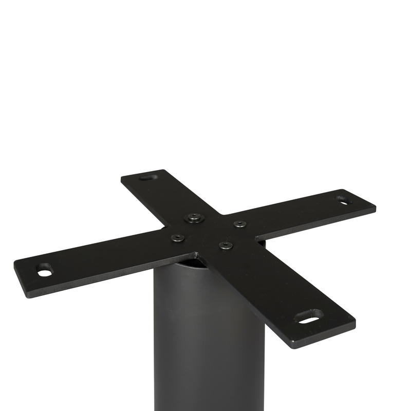 Eettafel Tafelpoten Zwart Metaal 70 cm STF 70x70x73 cm STF-0008-Eettafels-Starfurn