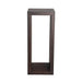 Eettafel Tiess Bruin 35 cm Rechthoekig-PTMD