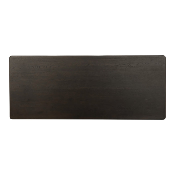 Eettafel Tobago Eikenhout fineer Bruin 220x90 cm-Eettafels-Livingfurn