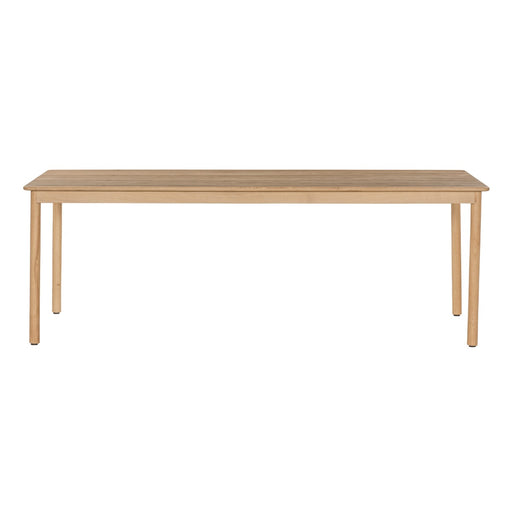 Eettafel Tobago Eikenhout fineer Naturel hout 220x90 cm-Eettafels-Livingfurn