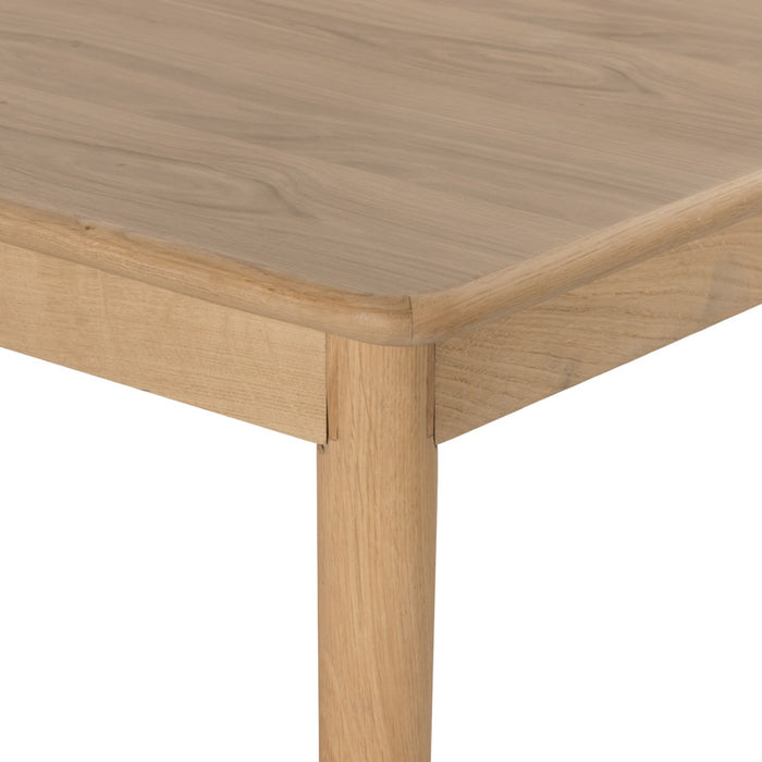 Eettafel Tobago Eikenhout fineer Naturel hout 220x90 cm-Eettafels-Livingfurn