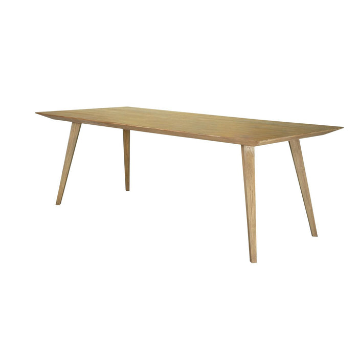 Eettafel Tomar Teakhout Naturel hout 220x100 cm-Eettafels-Livingfurn