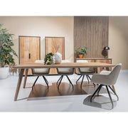 Eettafel Tomar Teakhout Naturel hout 220x100 cm-Eettafels-Livingfurn