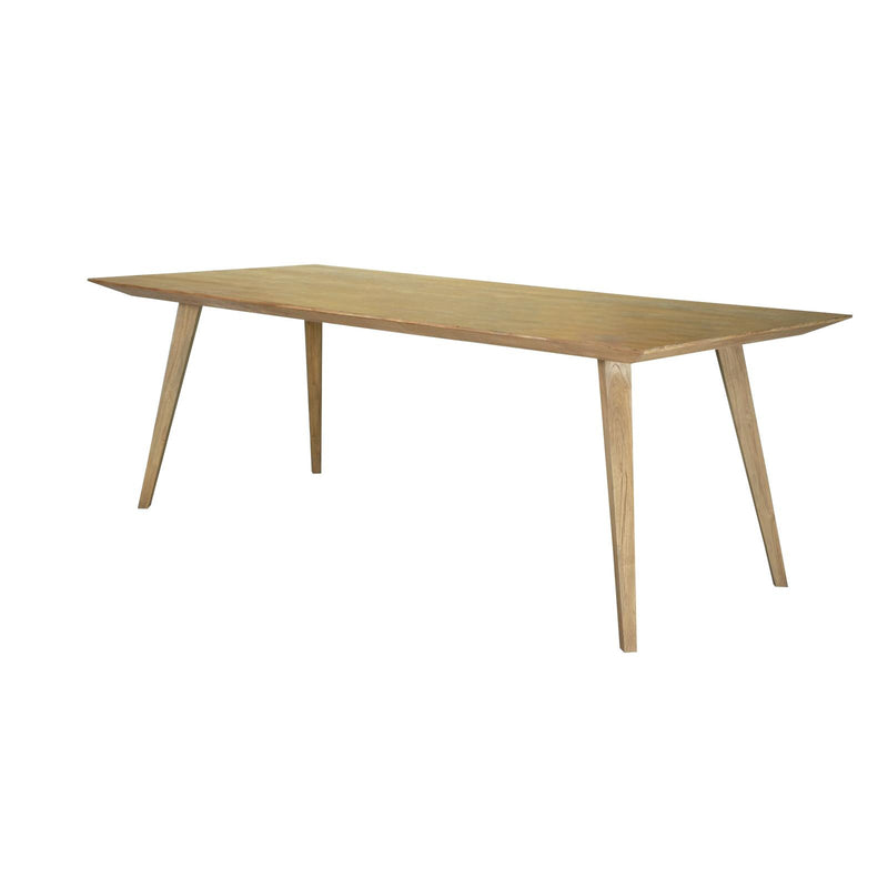 Eettafel Tomar Teakhout Naturel hout 220x100 cm-Eettafels-Livingfurn