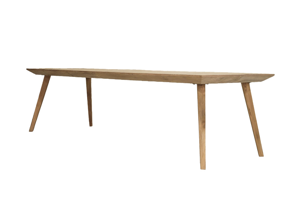 Eettafel Tomar Teakhout Naturel hout 300x100 cm-Eettafels-Livingfurn