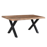 Eettafel Tree Mangohout Naturel hout 220x100 cm-Eettafels-Livingfurn