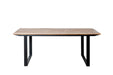 Eettafel Valdez Mangohout Naturel hout 200x100 cm-Eettafels-Livingfurn