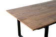 Eettafel Valdez Mangohout Naturel hout 200x100 cm-Eettafels-Livingfurn