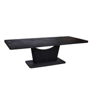 Eettafel Voco 240 cm Zwart 240x110x76 cm-Eettafels-Starfurn