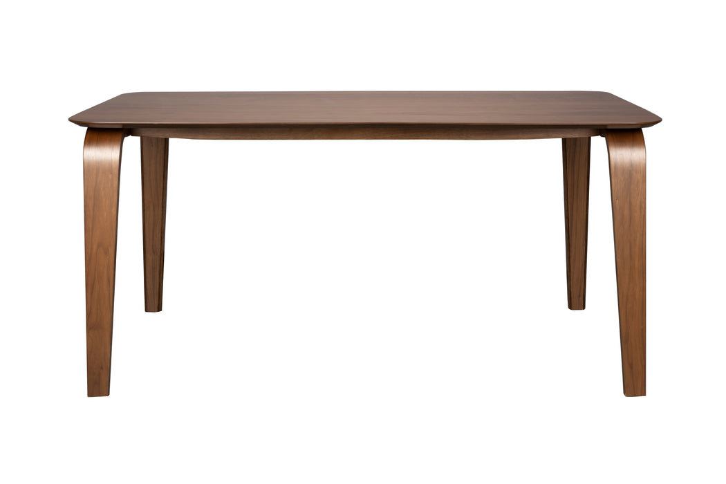 Eettafel Walden Walnut veneer Bruin 160x90 cm-Eettafels-Creating Home
