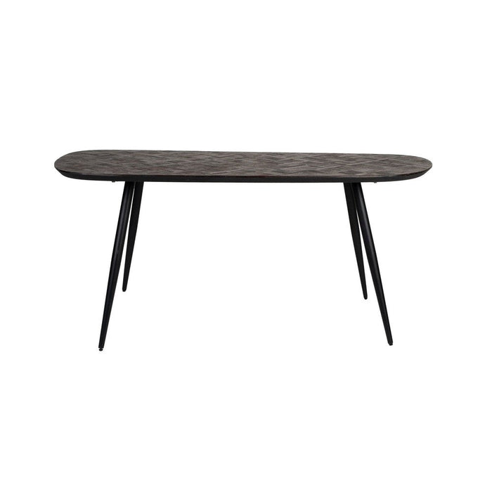 Eettafel Webster Rectangular Teak Hout Bruin 90x180 cm-Eettafels-Creating Home