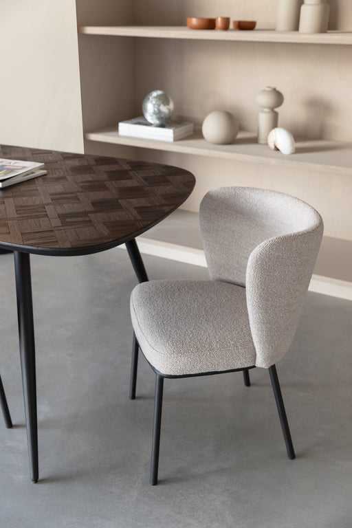 Eettafel Webster Rectangular Teak Hout Bruin 90x180 cm-Eettafels-Creating Home