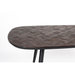Eettafel Webster Rectangular Teak Hout Bruin 90x180 cm-Eettafels-Creating Home