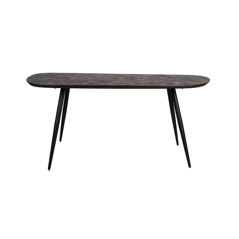 Eettafel Webster Rectangular Teak Hout Bruin 90x180 cm-Eettafels-Creating Home
