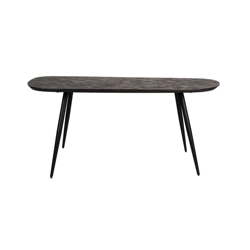 Eettafel Webster Rectangular Teak Hout Bruin 90x180 cm-Eettafels-Creating Home