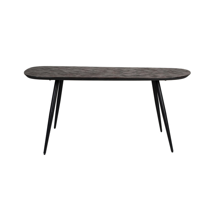 Eettafel Webster Rectangular Teak Hout Bruin 90x180 cm-Eettafels-Creating Home