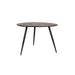 Eettafel Webster Rond Teak Hout Bruin 111x76 cm-Eettafels-Creating Home