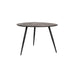 Eettafel Webster Rond Teak Hout Bruin 111x76 cm-Eettafels-Creating Home