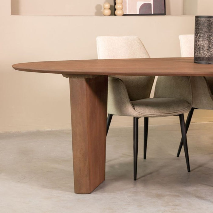 Eettafel Wow Mangohout Nature smooth-Eettafels-LABEL51