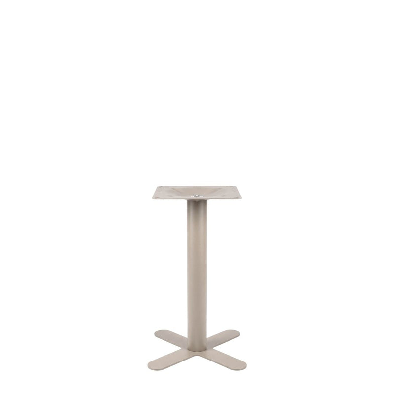 Eettafel X-Poot Metaal Taupe 50x50x72 cm-Eettafels-LABEL51