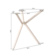 Eettafel Y-Poot Zand 53x71x74 cm-Eettafels-Starfurn
