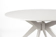 Eettafel Zeme Rond Ash veneer Beige Ø122x75 cm-Eettafels-Creating Home