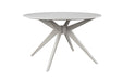 Eettafel Zeme Rond Ash veneer Beige Ø122x75 cm-Eettafels-Creating Home