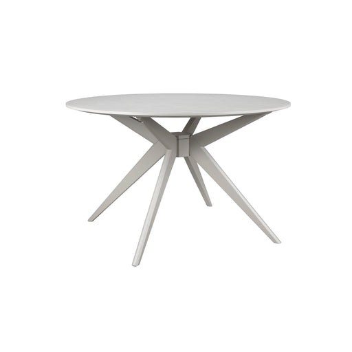 Eettafel Zeme Rond Ash veneer Beige Ø122x75 cm-Eettafels-Creating Home