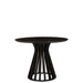 Eettafel Zwart Mdf 110 cm 110x110x76 cm-Eettafels-J-Line