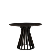 Eettafel Zwart Mdf 110 cm 110x110x76 cm-Eettafels-J-Line