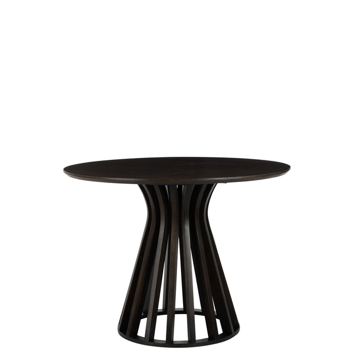 Eettafel Zwart Mdf 110 cm-Eettafels-J-Line