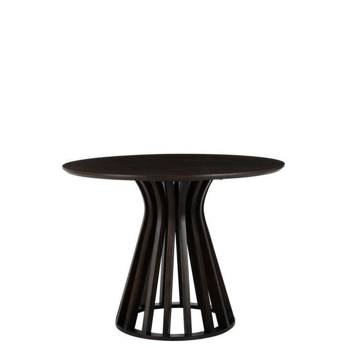 Eettafel Zwart Mdf 110 cm-Eettafels-J-Line