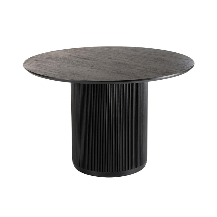 Eettafel Zwart Metaal 120 cm 120x120x76 cm-Eettafels-J-Line