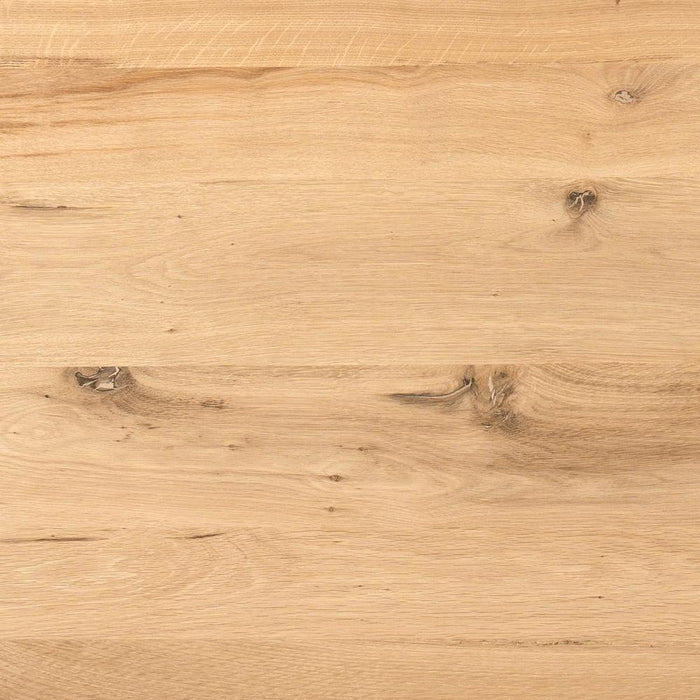 Eiken eettafel Ferris - Rond 150 cm - Naturel-Eettafels-Starfurn