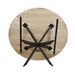 Eiken eettafel Ferris - Rond 150 cm - Naturel-Eettafels-Starfurn