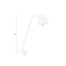 Elegante Martine Vloerlamp Zwart-Vloerlampen-Creating Home
