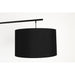 Elegante Martine Vloerlamp Zwart-Vloerlampen-Creating Home