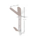 FRONDO Hook Wandhaak - Silky Taupe | Spinder Design-Muurhaken-Spinder