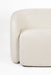 Fauteuil 2-Zitsbanken Sofa Len Polyester, Pine hout Wit 87x181 cm-Fauteuils-Creating Home