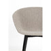 Fauteuil 2de kans Stoel Charly | Beige | met zwarte poten-Fauteuils-Creating Home
