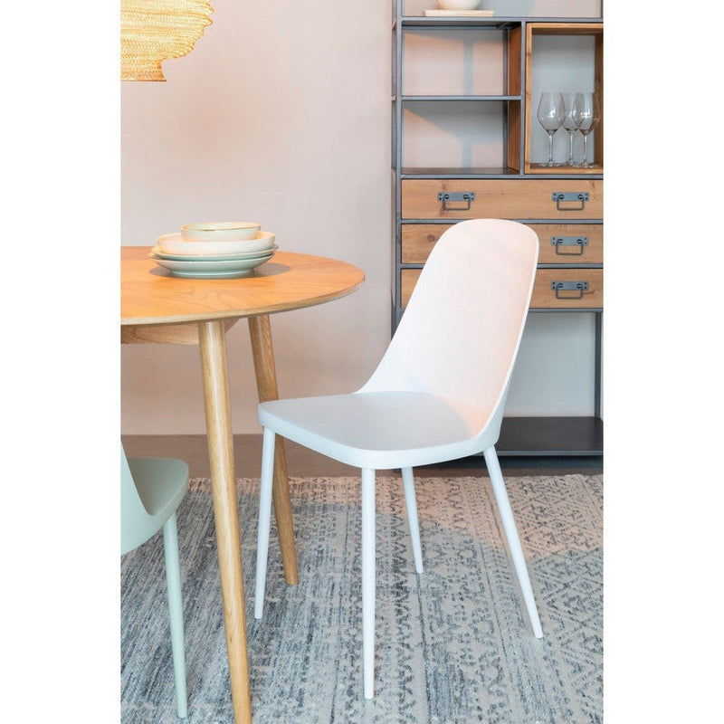 2de kans Stoel Pip All White kunstof 46x53.5x85 cm-Eetkamerstoelen-Creating Home