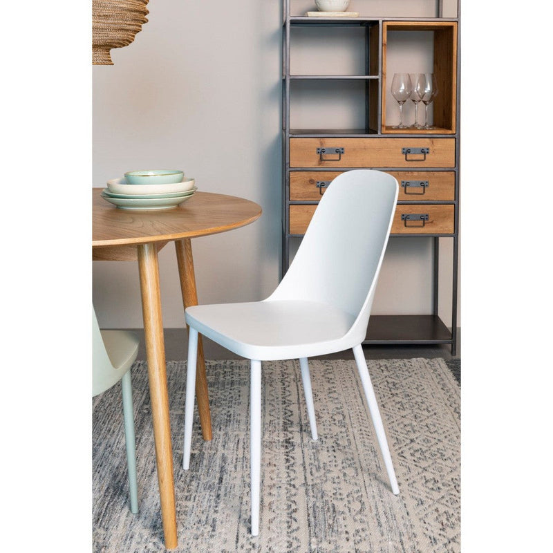 2de kans Stoel Pip All White kunstof 46x53.5x85 cm-Eetkamerstoelen-Creating Home