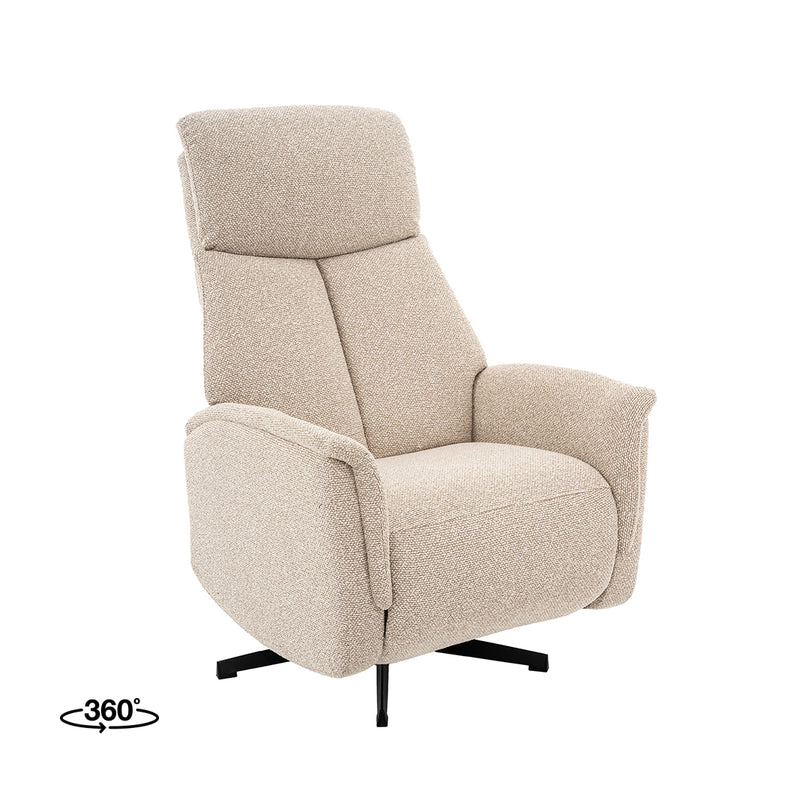 Fauteuil Aarhus Naturel Boucle 2-Motorig 73x86x114 cm-Fauteuils-LABEL51