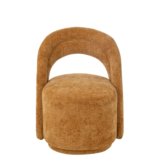 Accent Stoel Textile Oker 66x64x80 cm-Eetkamerstoelen-J-Line