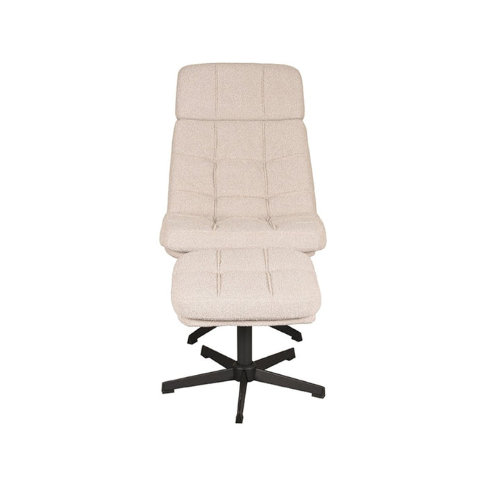 Fauteuil Alvar Boucle Naturel 53 cm-Fauteuils-LABEL51