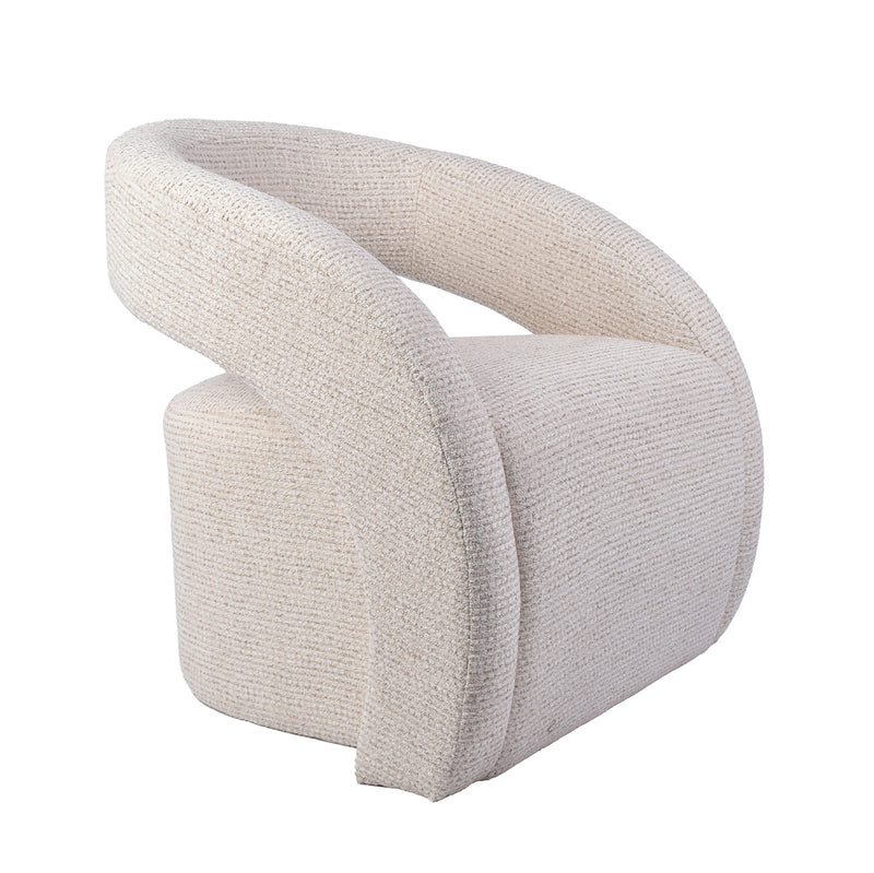 Fauteuil Antibes Stof Naturel 74x75x74 cm-Fauteuils-LABEL51