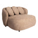 Fauteuil Aphrodite Polyester Beige Taupe-Fauteuils-PTMD
