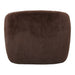 Fauteuil Aphrodite Polyester Bruin Donkerbruin-Fauteuils-PTMD