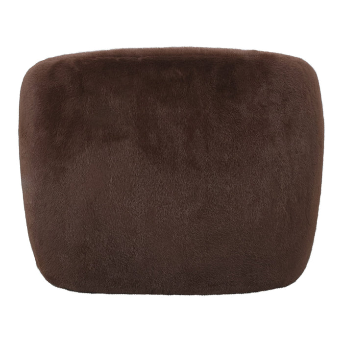 Fauteuil Aphrodite Polyester Bruin Donkerbruin-Fauteuils-PTMD
