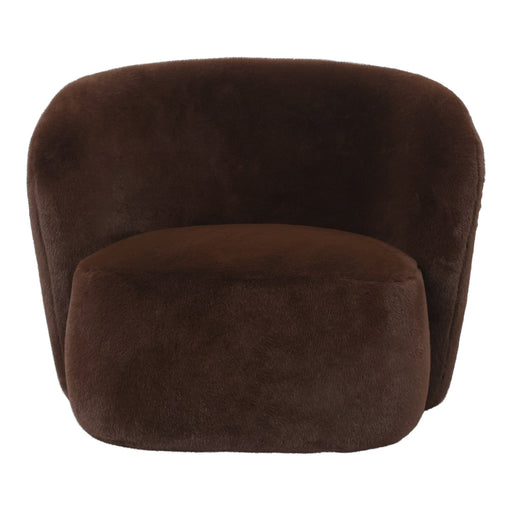 Fauteuil Aphrodite Polyester Bruin Donkerbruin-Fauteuils-PTMD